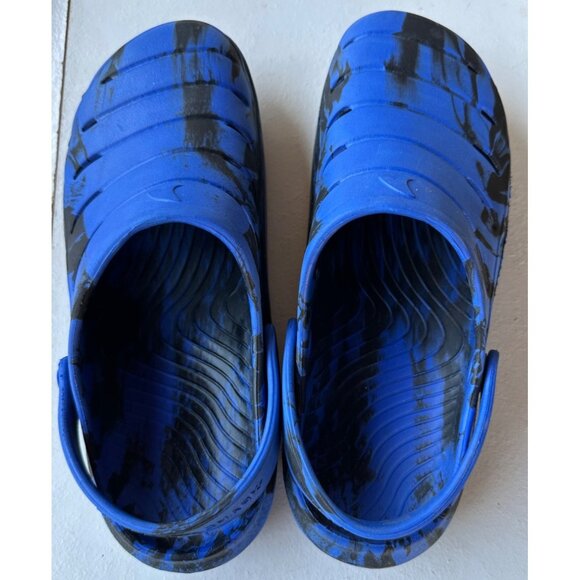 Rugged Shark Brand Blue & Black Clogs Geometric Boy's Size 6W - Picture 3 of 14